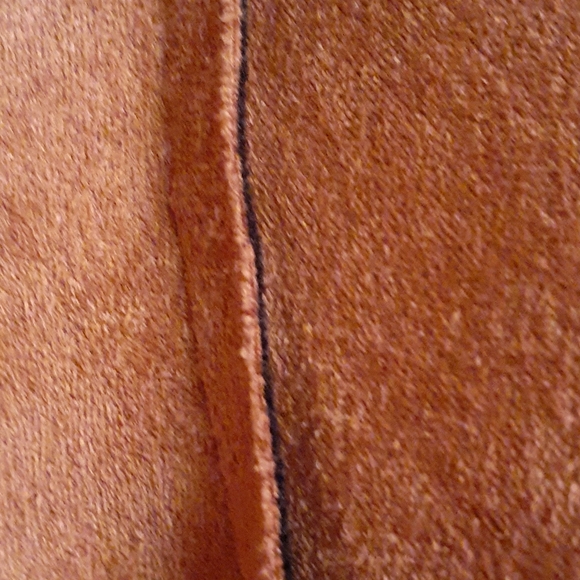 GORGEOUS caramel colored and black fringed jacket - Picture 9 of 11